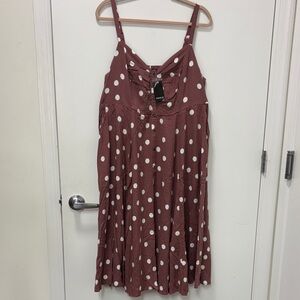 MIDI CHALLIS BUTTON-FRONT DRESS